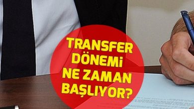 Ara transfer dönemi ne zaman başlayacak? Spor Toto Süper Lig transfer dönemi ne zaman bitecek?