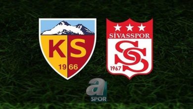 Kayserispor Sivasspor maçının saati değişti